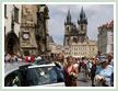 Arrival at Old Town Square in Prague