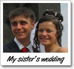 My sister's wedding
